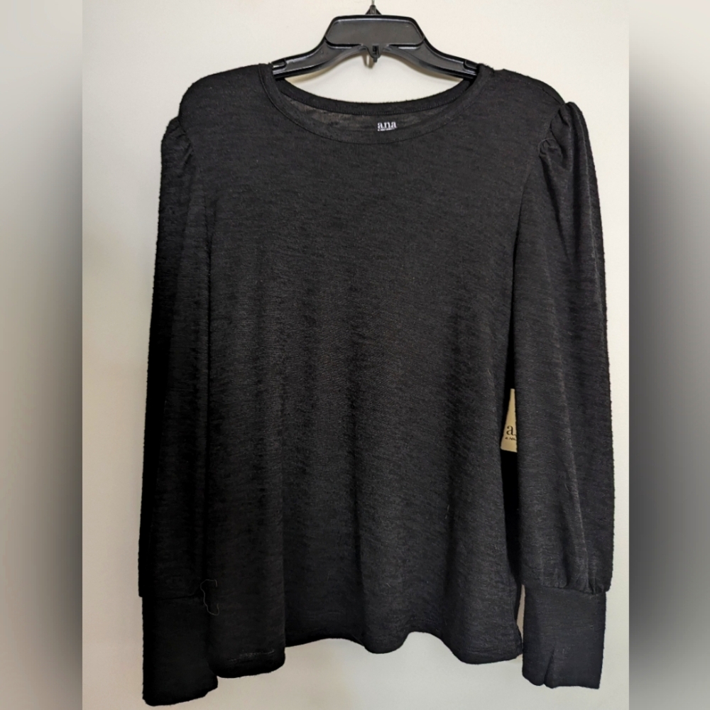 Black ANA Long Sleeve Top